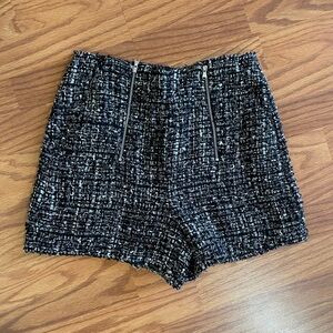 BNWT Stylish Black Tweed Women's EXPRESS Shorts Size 4